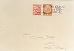 Drittes Reich, Deutschland Postkarte mit Briefmarke Wien -