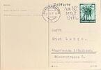 Drittes Reich, Deutschland Postkarte mit Briefmarke Braunau am Inn a -