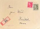 Drittes Reich, Deutschland Briefumschlag mit Briefmarke Kolin -