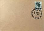 Drittes Reich, Deutschland Briefumschlag mit Briefmarke Wien -