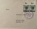 Drittes Reich, Deutschland Briefumschlag mit Briefmarke Wien -