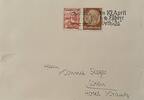 Drittes Reich, Deutschland Briefumschlag mit Briefmarke Wien -
