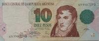 Argentinien Pesos Banknote -