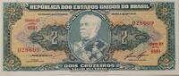 Brasilien 2 Cruzeiros Banknote -