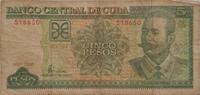 Kuba 5 Pesos Banknote -