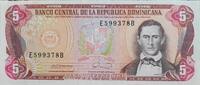 Dominikanische Republik 5 Pesos Oro 1990 Banknote I 6.93 £ Tax included +  5.20 £ shipping