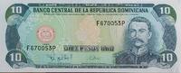 Dominikanische Republik 10 Pesos Oro 1997 Banknote unc- 27.71 £ Tax included +  5.20 £ shipping