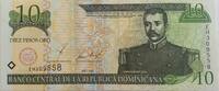 Dominikanische Republik 10 Pesos Oro 2001 Banknote I 19.05 £ Tax included +  5.20 £ shipping