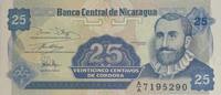 Nicaragua 25 Cordoba Banknote -