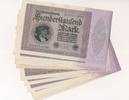 Deutschland 100.000 Mark Reichsbanknote 20 Stück in Erhaltung I-II und II -