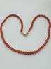 Korallenschmuck Alte Korallenkette Koralle Collier, im Verlauf , L: ca. 43 cm -