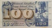 Schweiz 100 Franken Banknote -