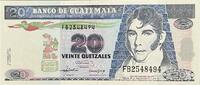 Guatemala 20 Quetzal Banknote -
