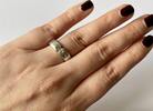 Silberfarbener Ring mit Pierre Lang PL Modeschmuck -
