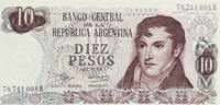 Argentinien 10 Pesos Banknote -