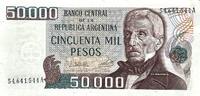 Argentinien 50000 Pesos Banknote -
