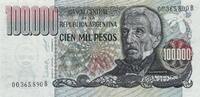 Argentinien 100000 Pesos Banknote -