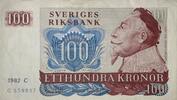 Sweden,Schweden 100 Kronor 1982 Banknote III 17.35 £ Tax included +  5.21 £ shipping