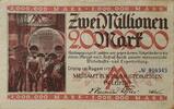 Deutschland Deutsches Reich 2 Mio. Mark Notgeld Messamt für Mustermessen in Leipzig -