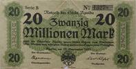 Deutschland Deutsches Reich 20 Mio. Mark Notgeld der Stadt Apolda(mit kleinem Riss) -