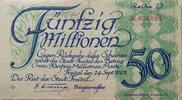 Deutschland Deutsches Reich 50 Mio. Mark Notgeld der Stadt Freital -