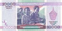 Burundi 10000 Francs Banknote Banque de la Republique du Burundi -