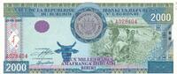 Burundi 2000 Francs Banknote Banque de la Republique du Burundi -