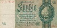 Weimarer Republik Deutschland 50 Reichsmark Friedensdruck, je 2 KN Vs und Rs, Udr.-Bst./Serie: E/J -