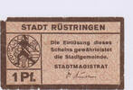 Deutschland 1 Pfennig Deutschland 1 Pfennig 1923 Notgeld Stadt Rüstingen -