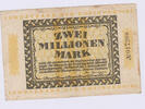 Deutschland 2 Millionen Mark Deutschland 2 Millionen Mark 1923 Notgeld Landesbank der Rheinprovinz -