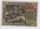 Deutschland 500 Mark Deutschland 500 Mark 1922 Notgeld Mühlhausen -