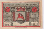 Deutschland 25 Pfennig Deutschland 25 Pfennig 1923 Notgeld der städtischen Sparkasse Schneidemühl -