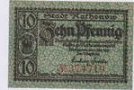 Deutschland 10 Pfennig Deutschland 10 Pfennig Notgeld der Stadt Rathenow -