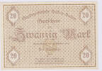 Deutschland 20 Mark Deutschland 20 Mark Notgeld der Stadtgemeinde Baden Baden -
