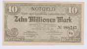 Deutschland 10 Millionen Mark Deutschland 10 Millionen Mark 1923 Notgeld Stadt- und Landkreis Gelsenkirchen -