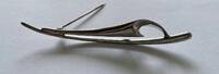 Brosche 925er Sterling Silber Silberschmuck -