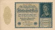 Deutsches Reich Deutschland, Weimarer Republik 10000 Mark Reichsbanknote KN: 6 stellig, Beispiel Foto -