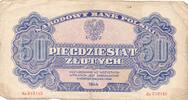 Polen 50 Złotych Zloty Geldschein Serie Az OBOWIĄZKOWE -