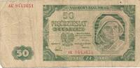 Polen 50 Złotych Zloty Banknote -