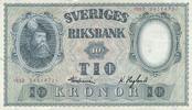 Schweden 10 Kronen 1952 Riksbank  8.68 £ Tax included +  5.21 £ shipping