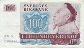 Schweden 100 Kornor Kronen 1974 Banknote, Gustav II. Adolf III 21.69 £ Tax included +  5.21 £ shipping
