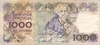 Portugal 1000 Escudos Banknote -
