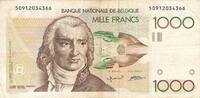 Belgien 1000 Francs Banknote -