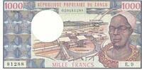 Kongo / Congo Republic 1000 Francs Banknote -