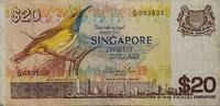 Singapur 20 Dollars Banknote -