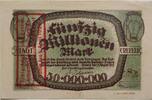 Deutschland, Deutsches Reich 50 Millionen Mark Großnotgeld, Crefeld, Rheinland -
