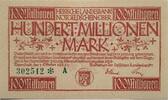 Deutschland, Deutsches Reich 100 Millionen Mark Großnotgeld, Darmstadt, Hessische Landesbank, Hessen -