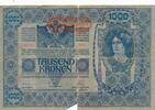 Österreich 1000 Kronen Banknote -