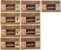 Deutschland, Deutsches Reich 9 x 25 Pfennig 9 x Notgeldschein, Stadt Bitterfeld, Sachsen -