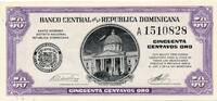 Dominikanische Republik 50 CentavosOro Banknote -